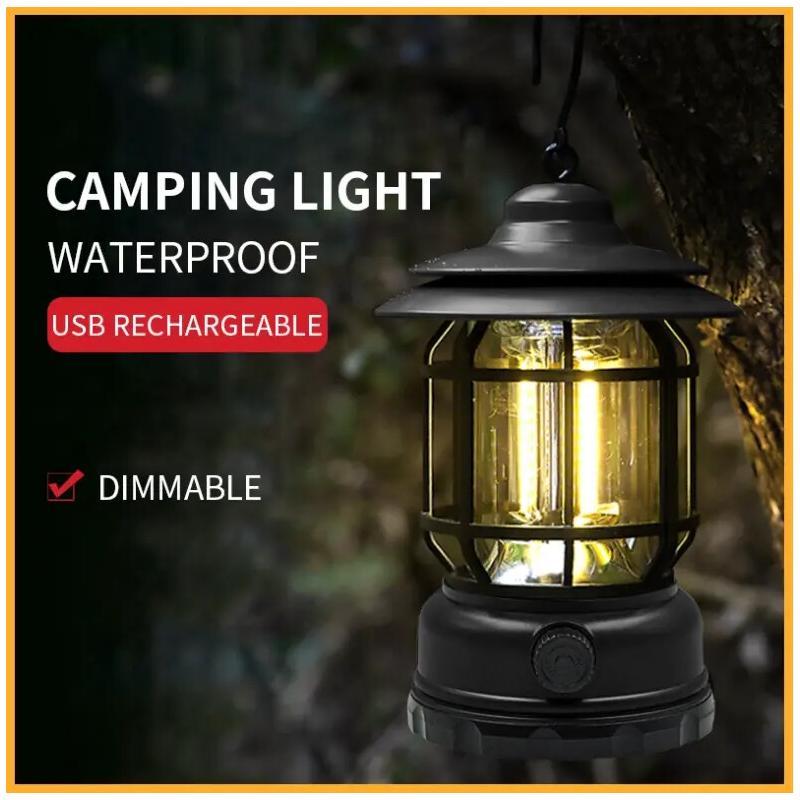 Rechargeable LED Camping Light – Portable Tent & Emergency Lamp