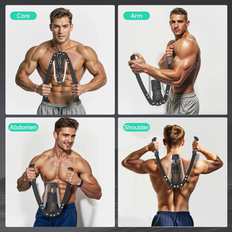 Hydraulic Arm & Chest Trainer – Adjustable Resistance With Smart Counter