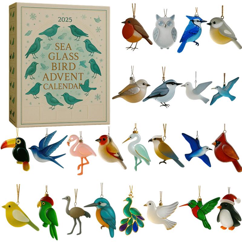 Sea Glass Bird Advent Calendar 2025