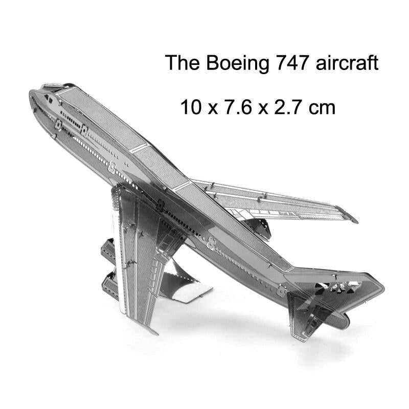 3D Metal Puzzle: Build Your Own Aircraft - No Glue Required!