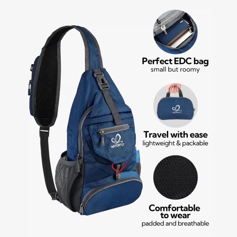 Packable Sling Backpack – Lightweight Crossbody Daypack