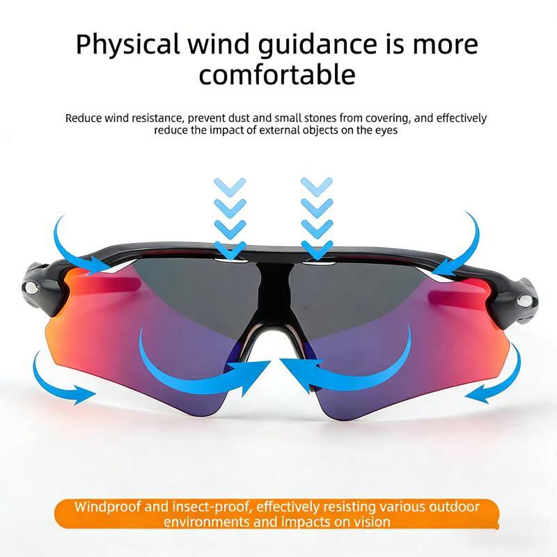 Polarized TR90 Sports Sunglasses For Outdoor & Cycling