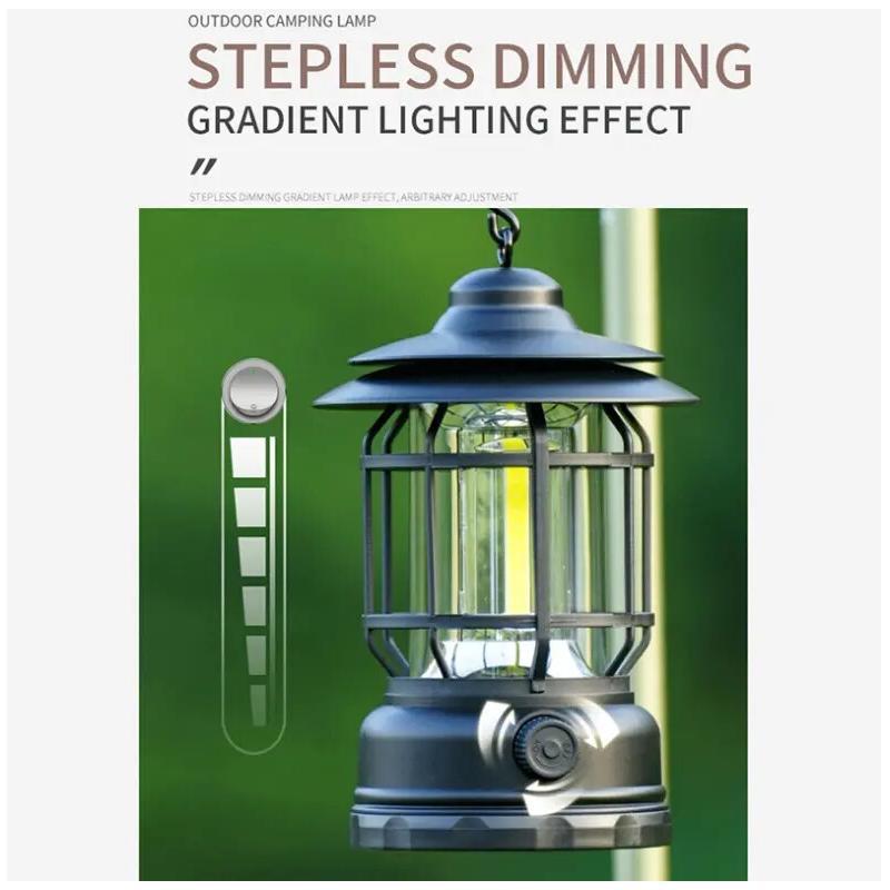 Rechargeable LED Camping Light – Portable Tent & Emergency Lamp