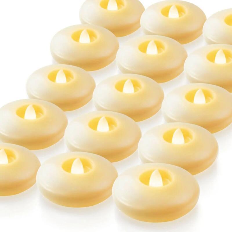 Flameless Floating LED Candles (24 Pack) – Waterproof Tealights