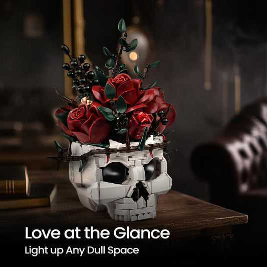 The Perfect Macabre Gift: Build Your Own Rose Skull Sculpture