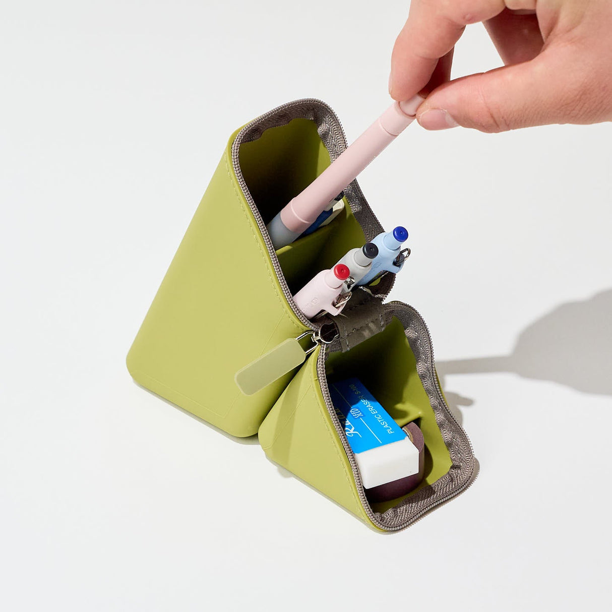 Silicone Pen Case With Zipper