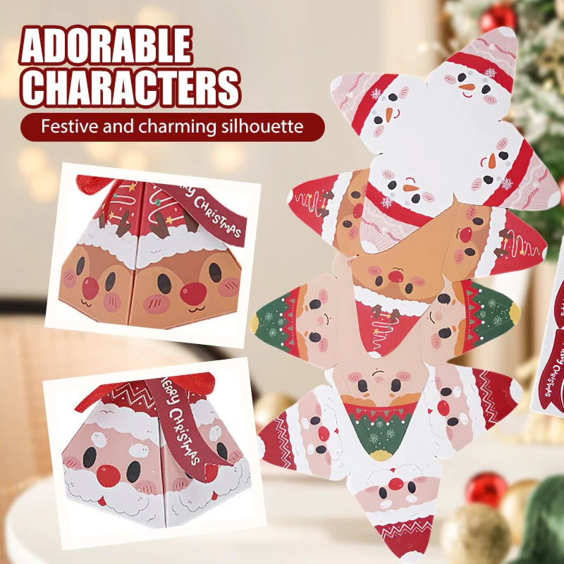 Adorable Christmas Triangular Gift Box Set