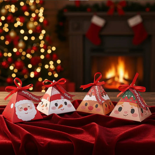 Adorable Christmas Triangular Gift Box Set