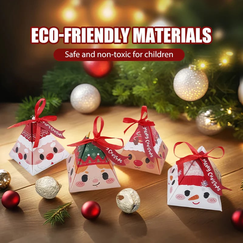 Adorable Christmas Triangular Gift Box Set