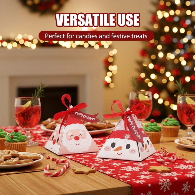 Adorable Christmas Triangular Gift Box Set