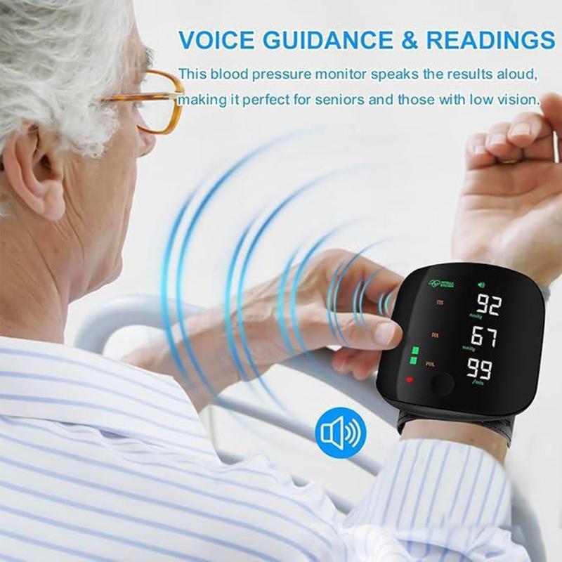 Touch Screen Wrist Blood Pressure Monitor