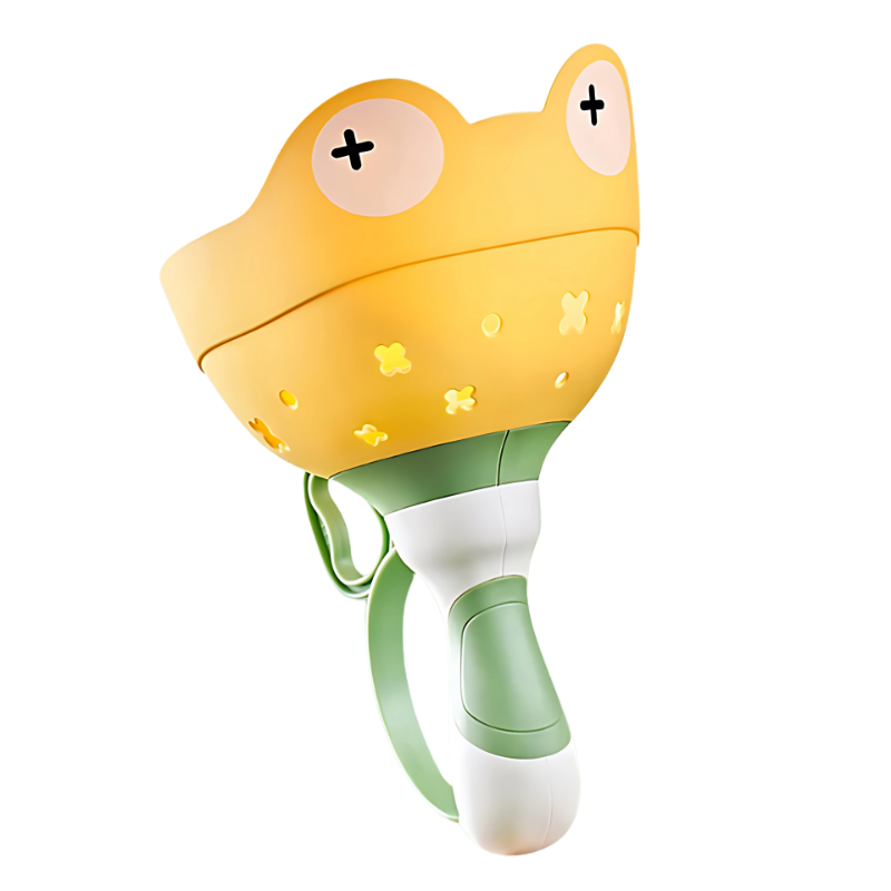 Launch & Spin Disc Blaster With Silly Frog Face