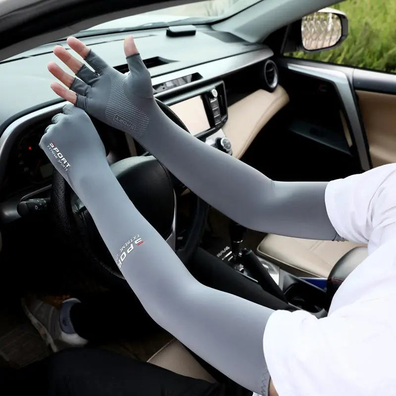 3-Pair Ice Silk Sun Protection Arm Sleeves