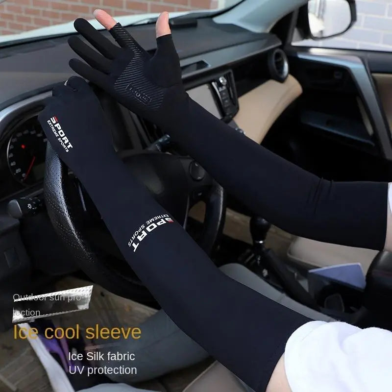 3-Pair Ice Silk Sun Protection Arm Sleeves