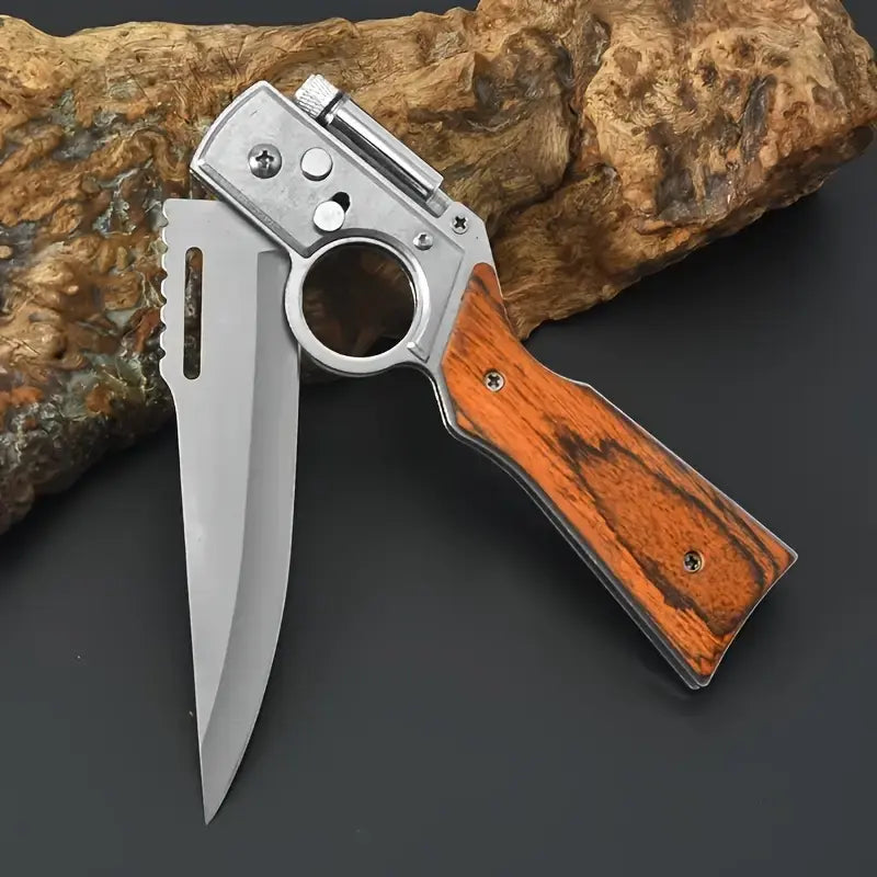 AK47 Folding Knife – 5Cr13MoV Steel, Tactical EDC Tool