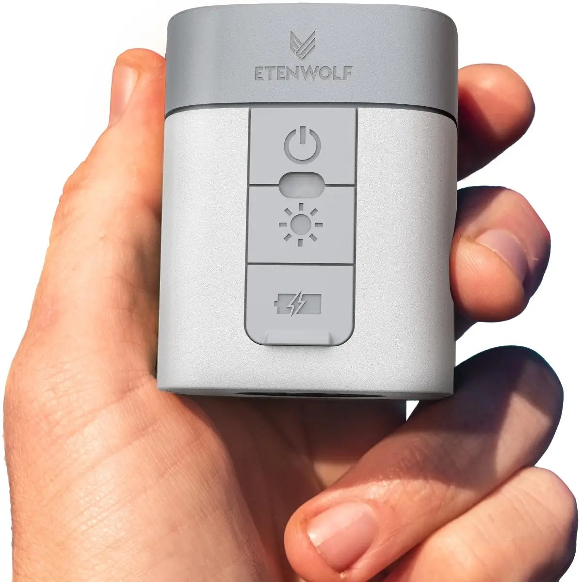 Mini Air Pump With LED – Portable Rechargeable Inflator