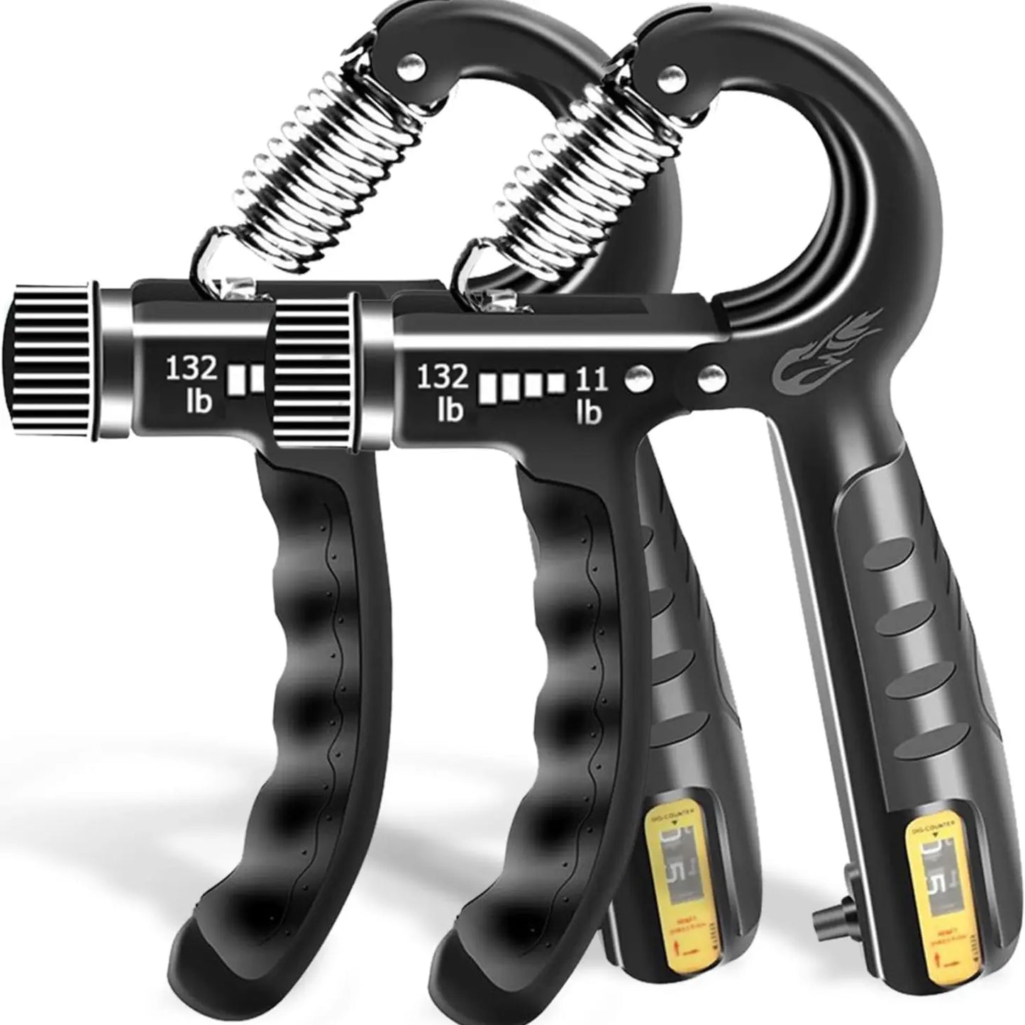 Grip Strengthener Kit – Adjustable Hand & Forearm Trainer (5 Pack)