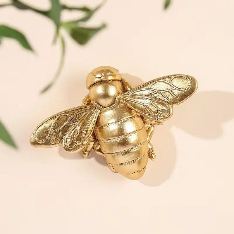 Golden Bee Wall Decor – Resin Art Sculpture