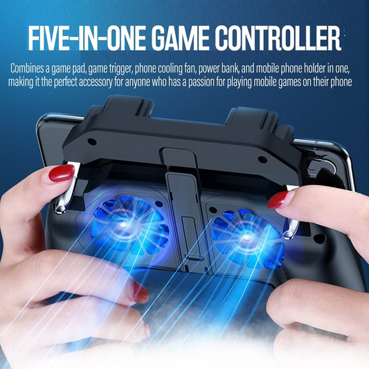 GameX Pro: 5-in-1 Multi-Function Mobile Gaming Controller