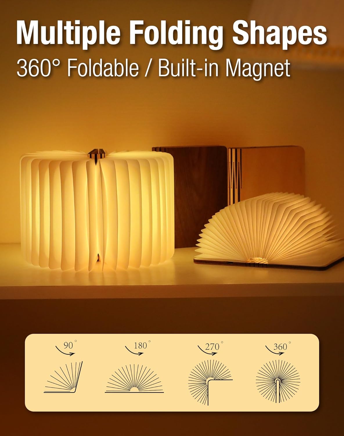 Folding Book Ambient Mood Light