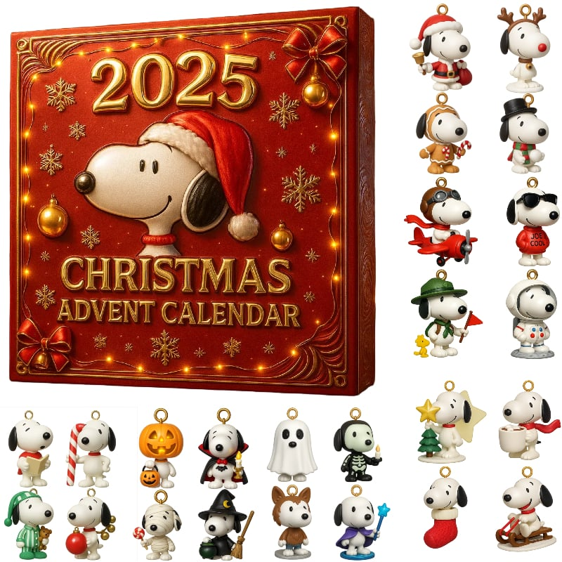 24 Snpy Figurines Christmas Advent Calendar
