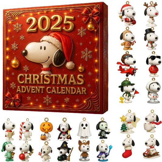 24 Snpy Figurines Christmas Advent Calendar