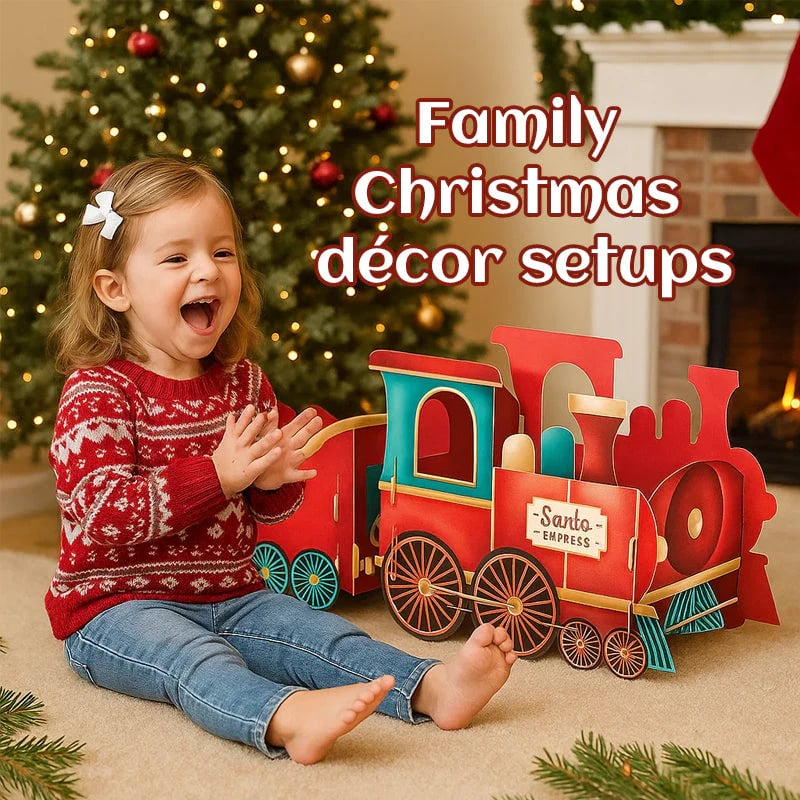 All Aboard! Santa's Gift Train