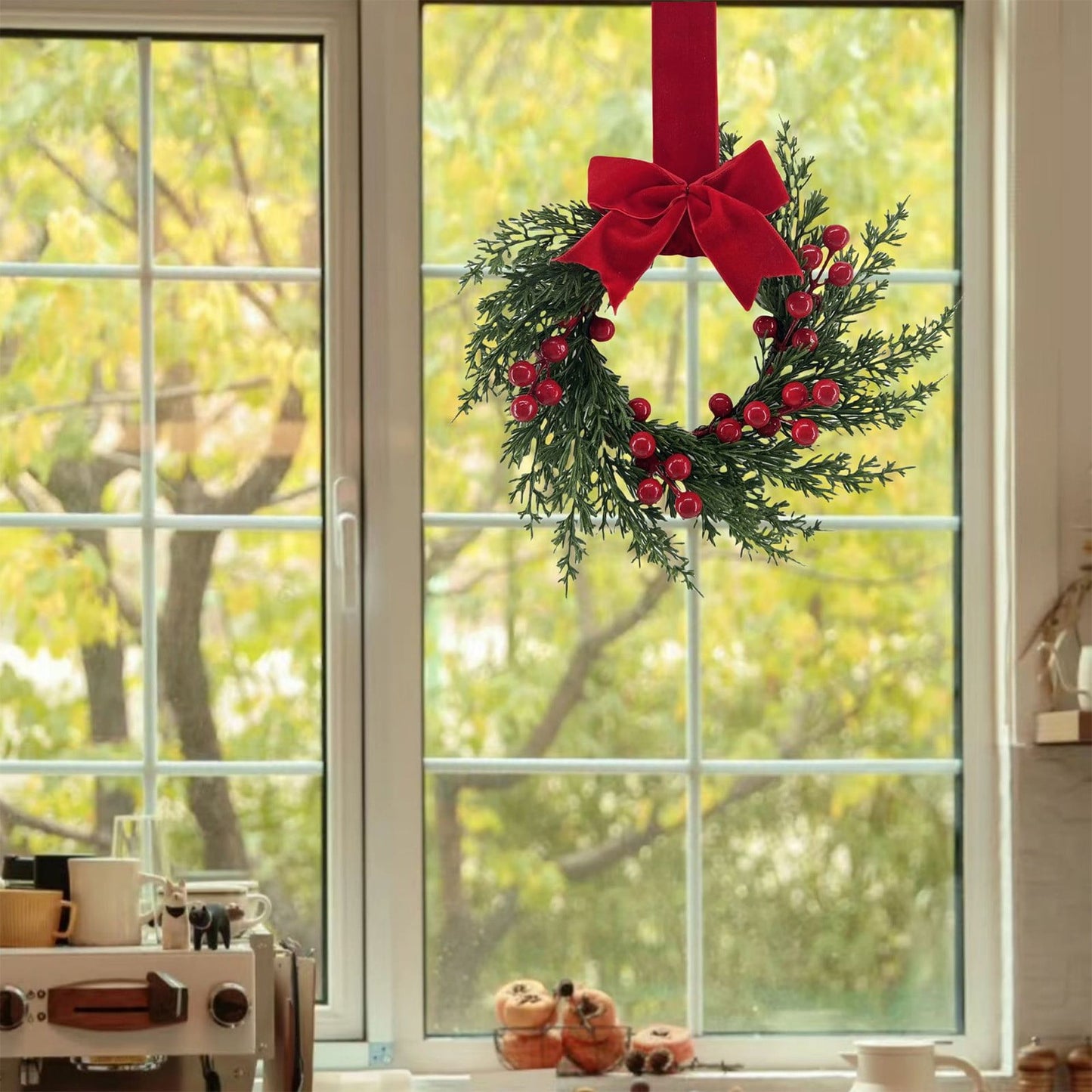 Christmas Norfolk Pine Wreath