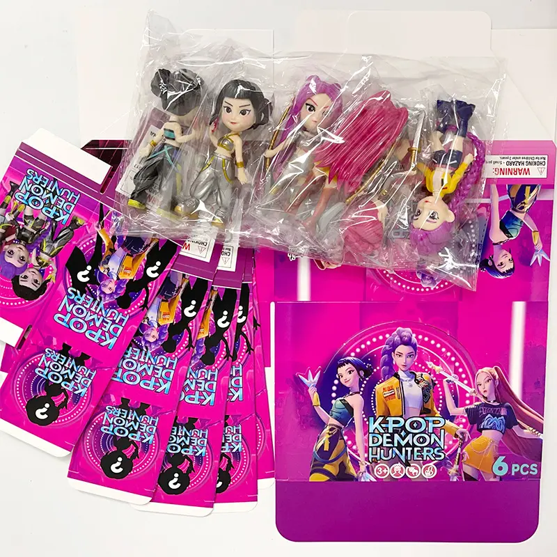 6-Piece Figurine Set – Anime Model Toy Decorations