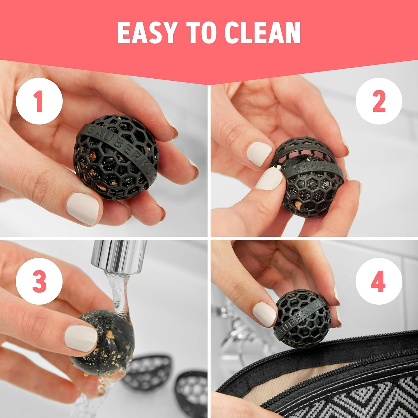 Cleaning Ball For Bags & Purses