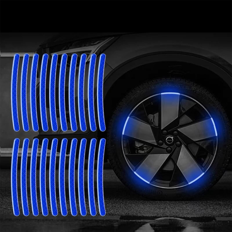 80-Piece Reflective Wheel Strip Kit