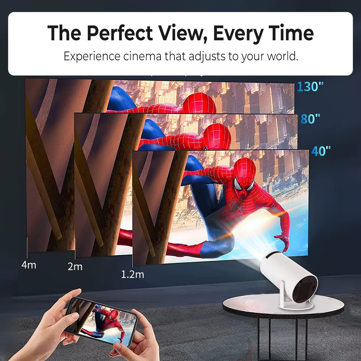 Buysria™ - Pivot Projector