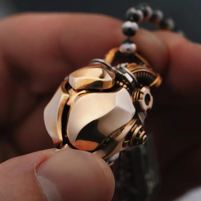 Steampunk Heart Gear Pendant