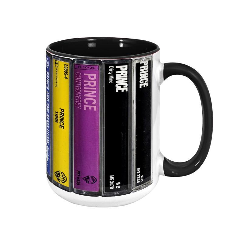 Prince Albums Cassette Collection Mug - Retro Music Gift