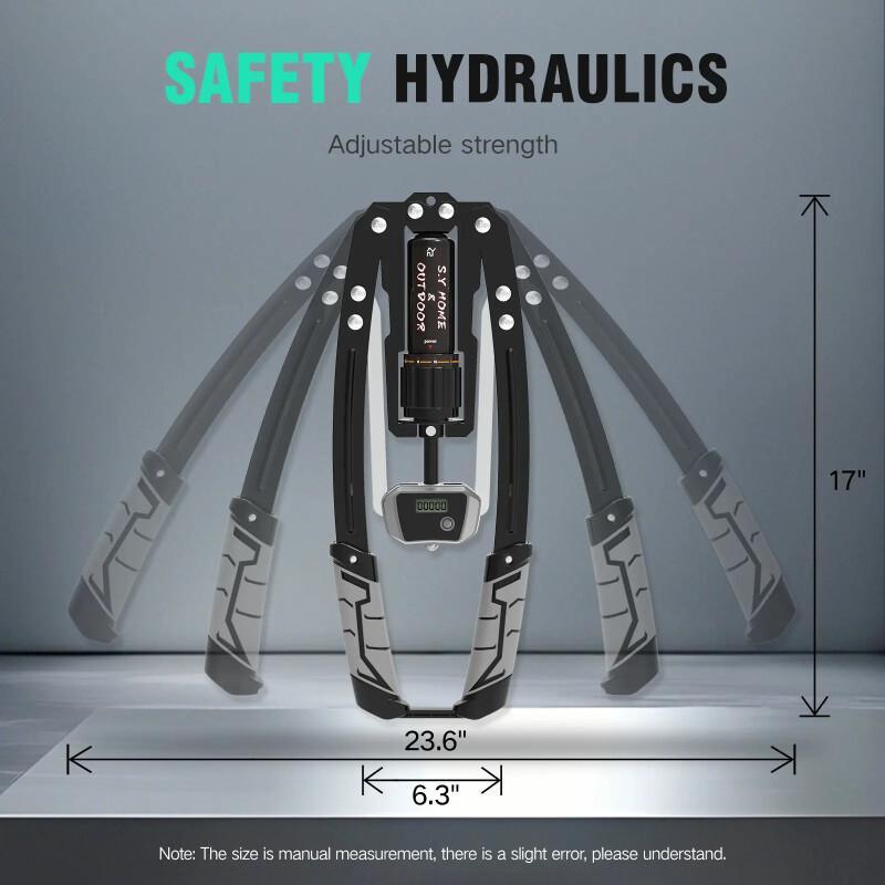 Hydraulic Arm & Chest Trainer – Adjustable Resistance With Smart Counter