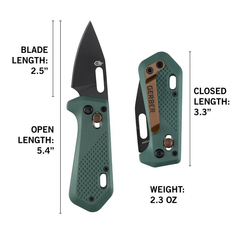 Lightweight EDC Clip Folding Pocket Knife Plain Edge