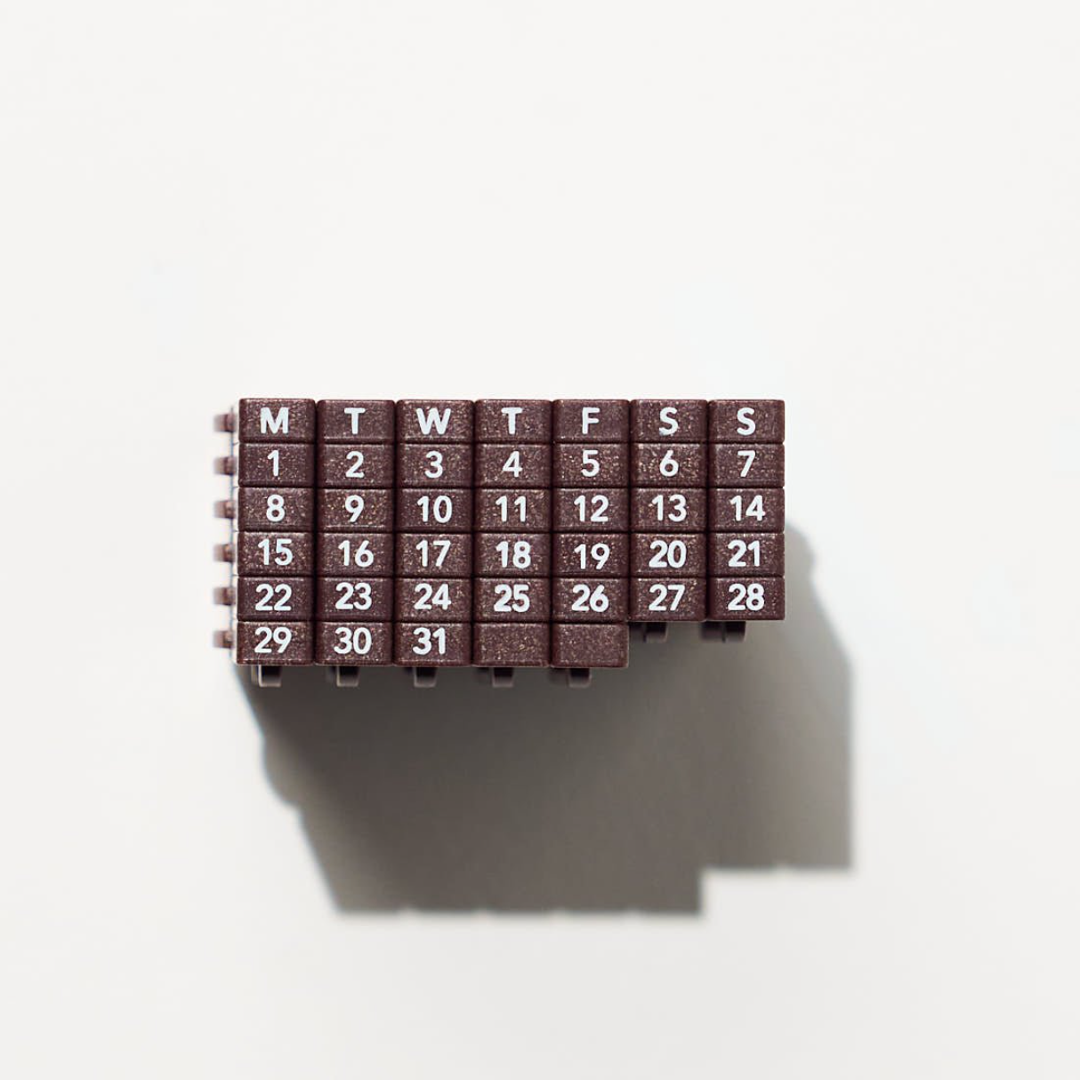 Connected Calendar Stamp