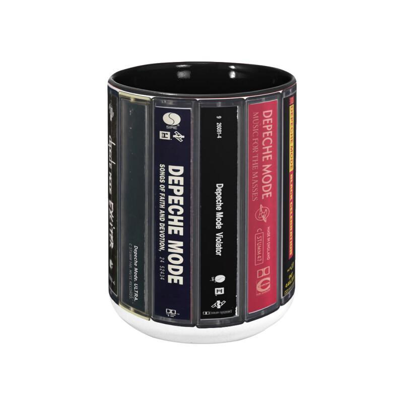 Depeche Mode Albums Cassette Collection Mug - Retro Music Gift
