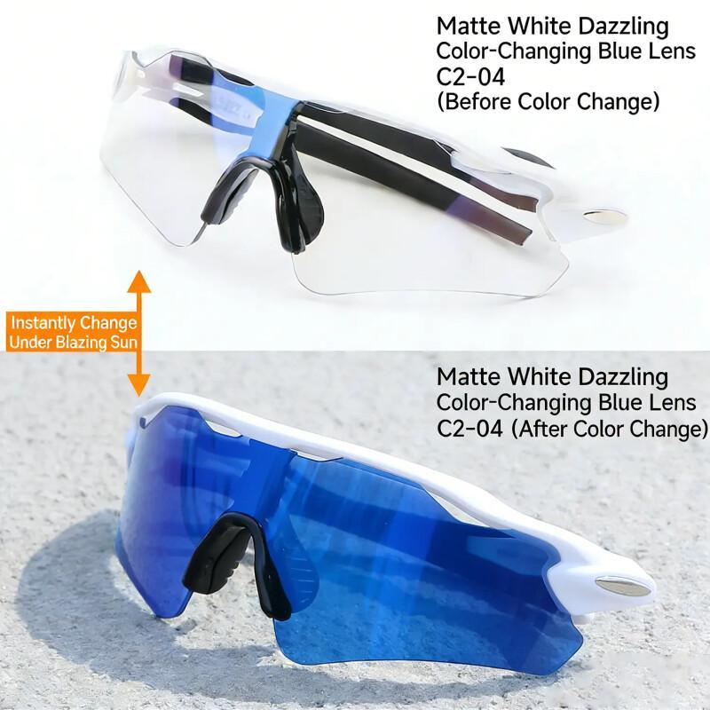 Polarized TR90 Sports Sunglasses For Outdoor & Cycling