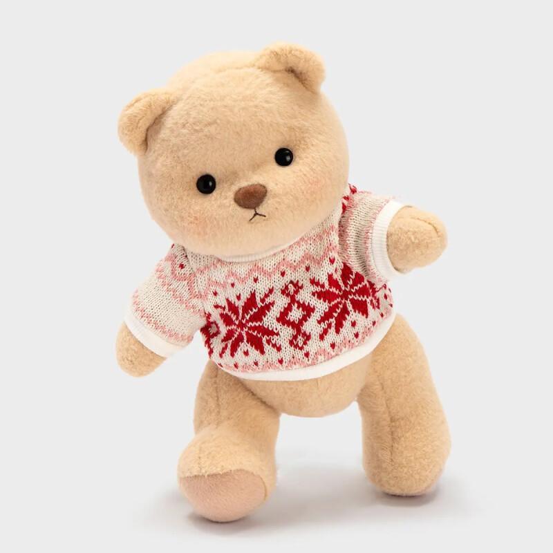 Handmade Jointed Teddy Bear – 12” Poseable Plush