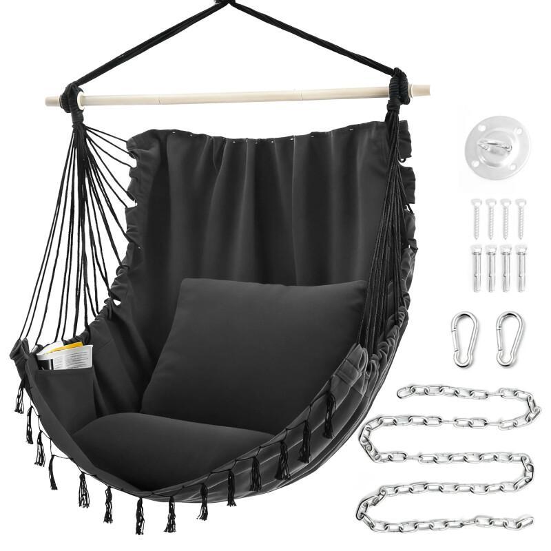 Portable Hammock With Stand – 450LB Steel Frame Outdoor Lounge