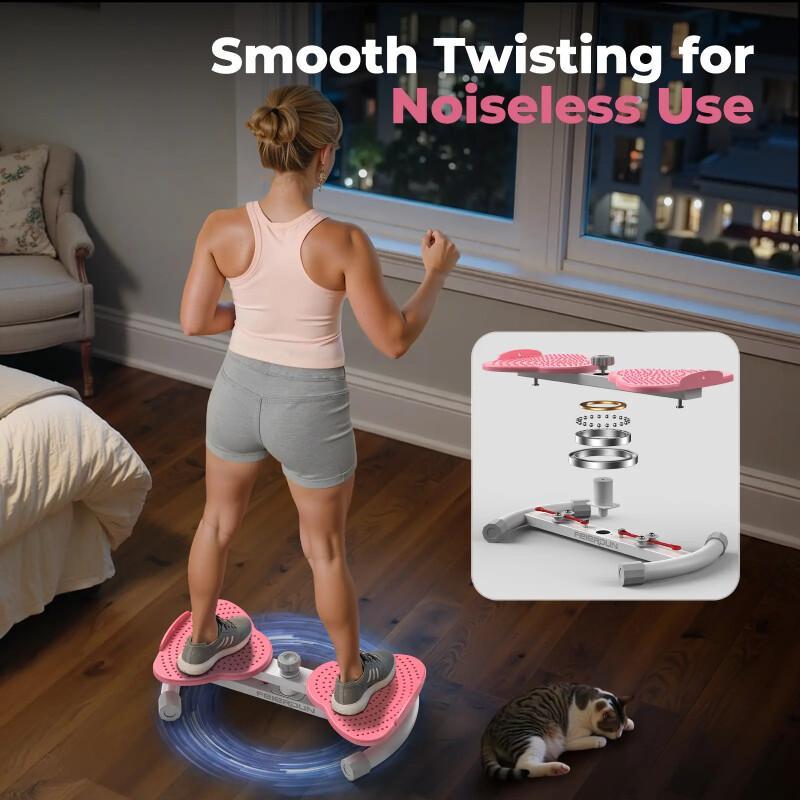 Waist Twist Machine – Home Gym Abs Twister For Core Strength & Toned Waist