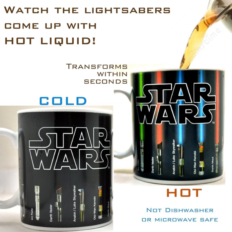 Star Wars Lightsaber Heat Change Mug