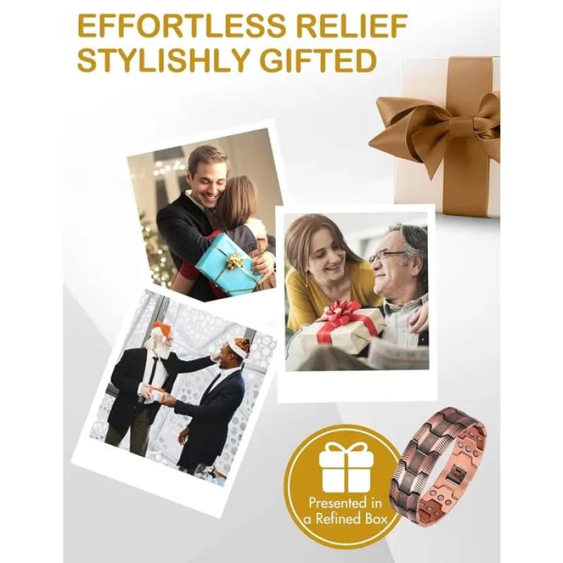 Copper Magnetic Bracelets — Boost Circulation, Ease Fatigue