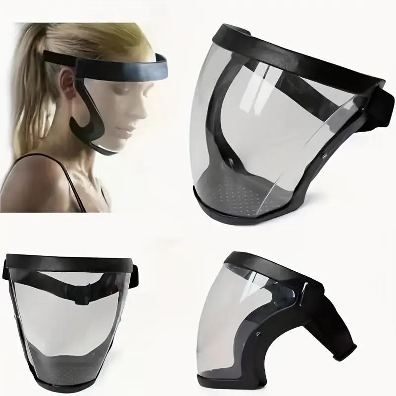 Adjustable Full-Face Protective Shield – Heat & Impact Resistant