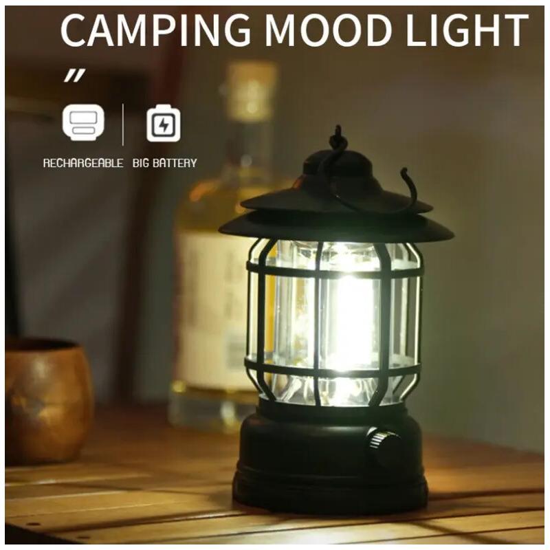 Rechargeable LED Camping Light – Portable Tent & Emergency Lamp