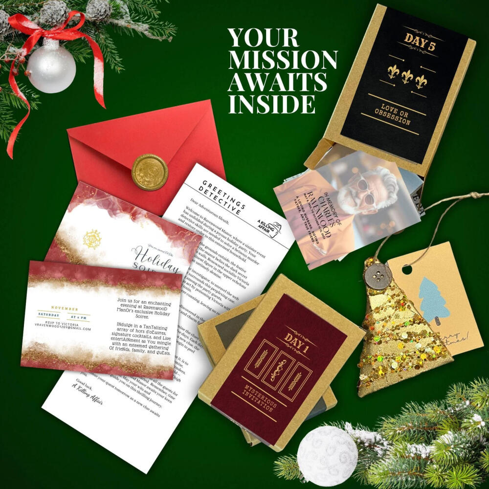 Mystery Advent Calendar Game Set