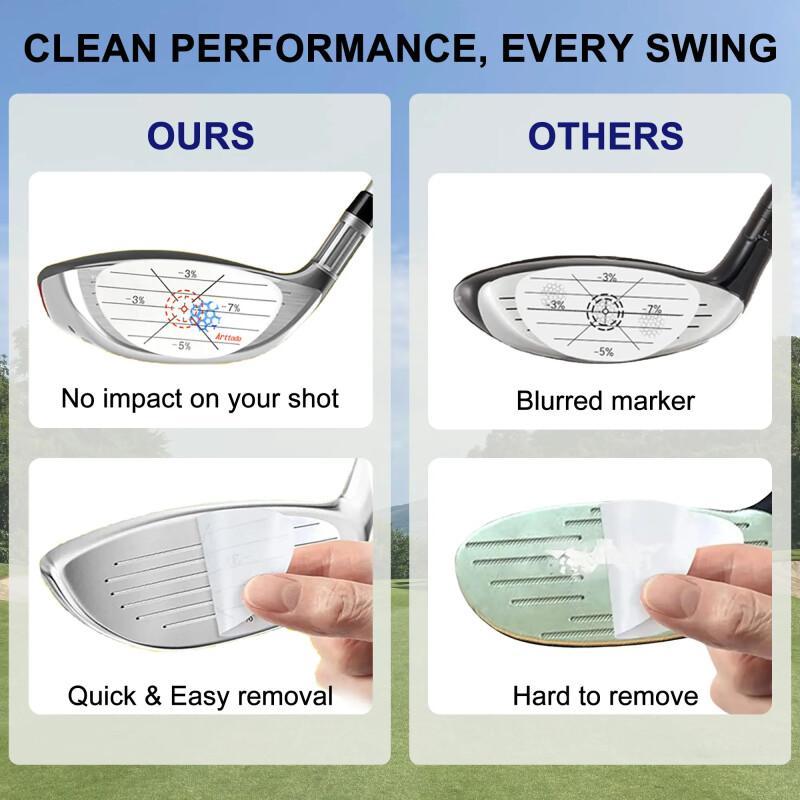 Golf Impact Tape – Swing & Sweet Spot Trainer