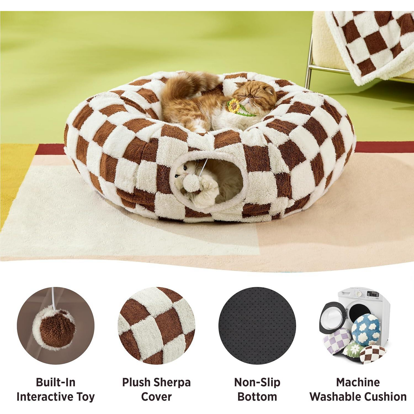 Cozy Cat Cave & Tunnel Adventure