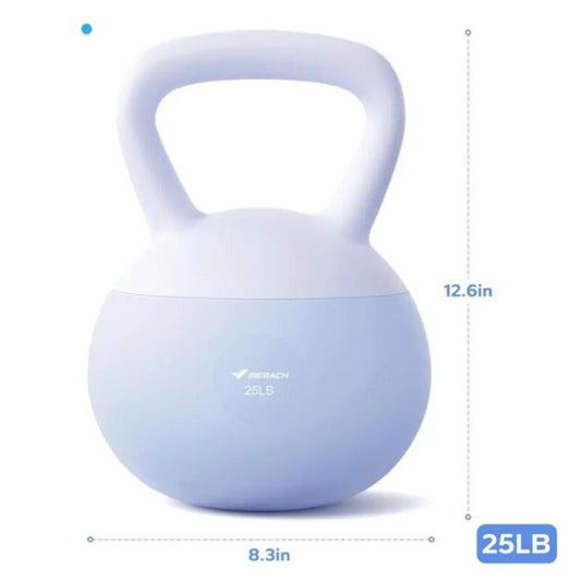 Soft Kettlebell With Handle For Strength & Core Training – Safe Weightlifting Kettlebell For Home Gym Fitness